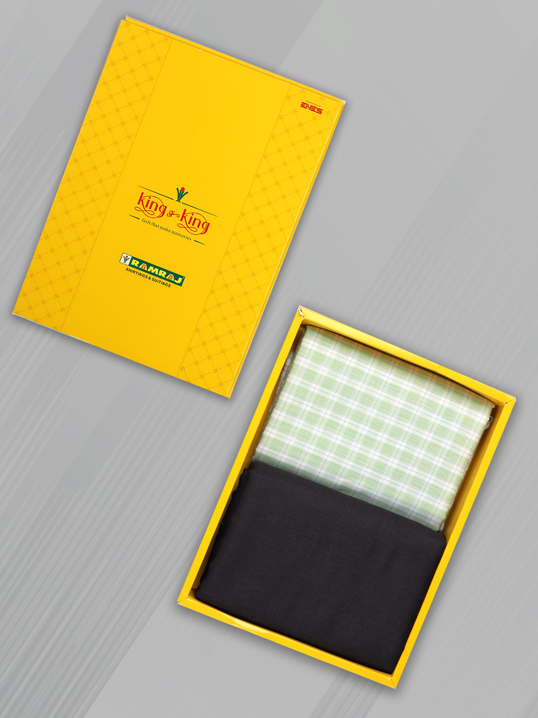 Cotton Blend Checked Shirting & Suiting Bit KK153