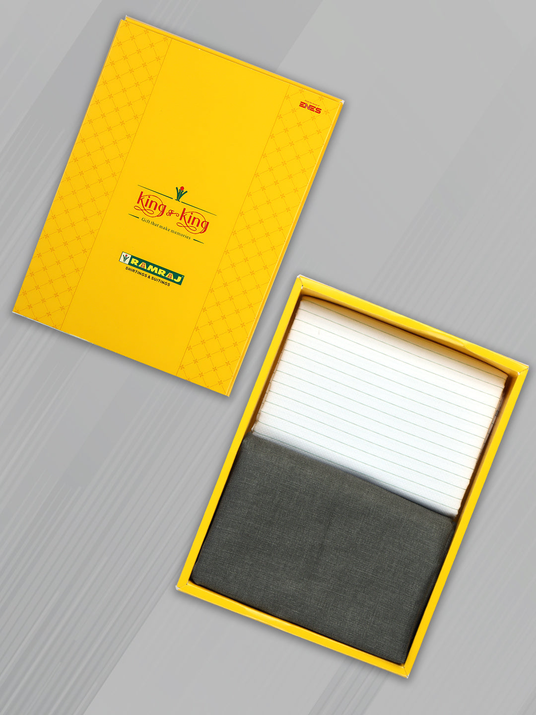 Cotton Blend Striped Shirting & Suiting Gift Box KK150