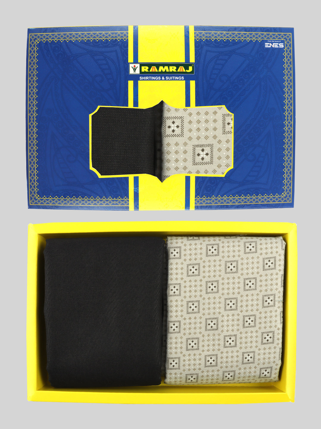 Cotton Blend Printed Shirting & Suiting Gift Box ME250