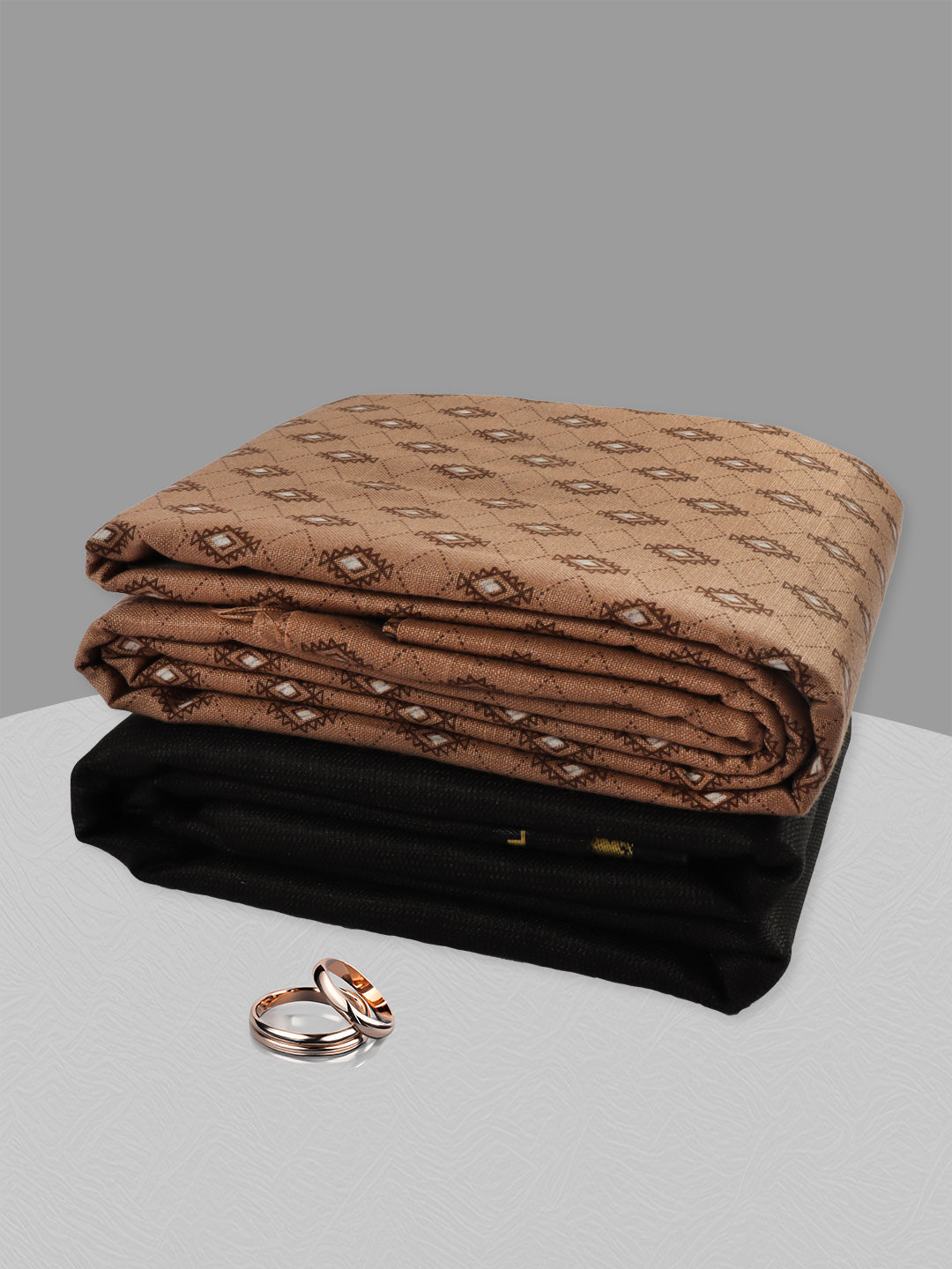 Men Cotton Blend Printed Shirting & Suiting Gift Box ME222