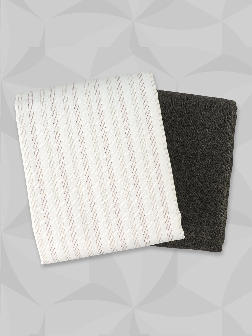 Cotton Blend Striped Shirting & Suiting Gift Box ME227