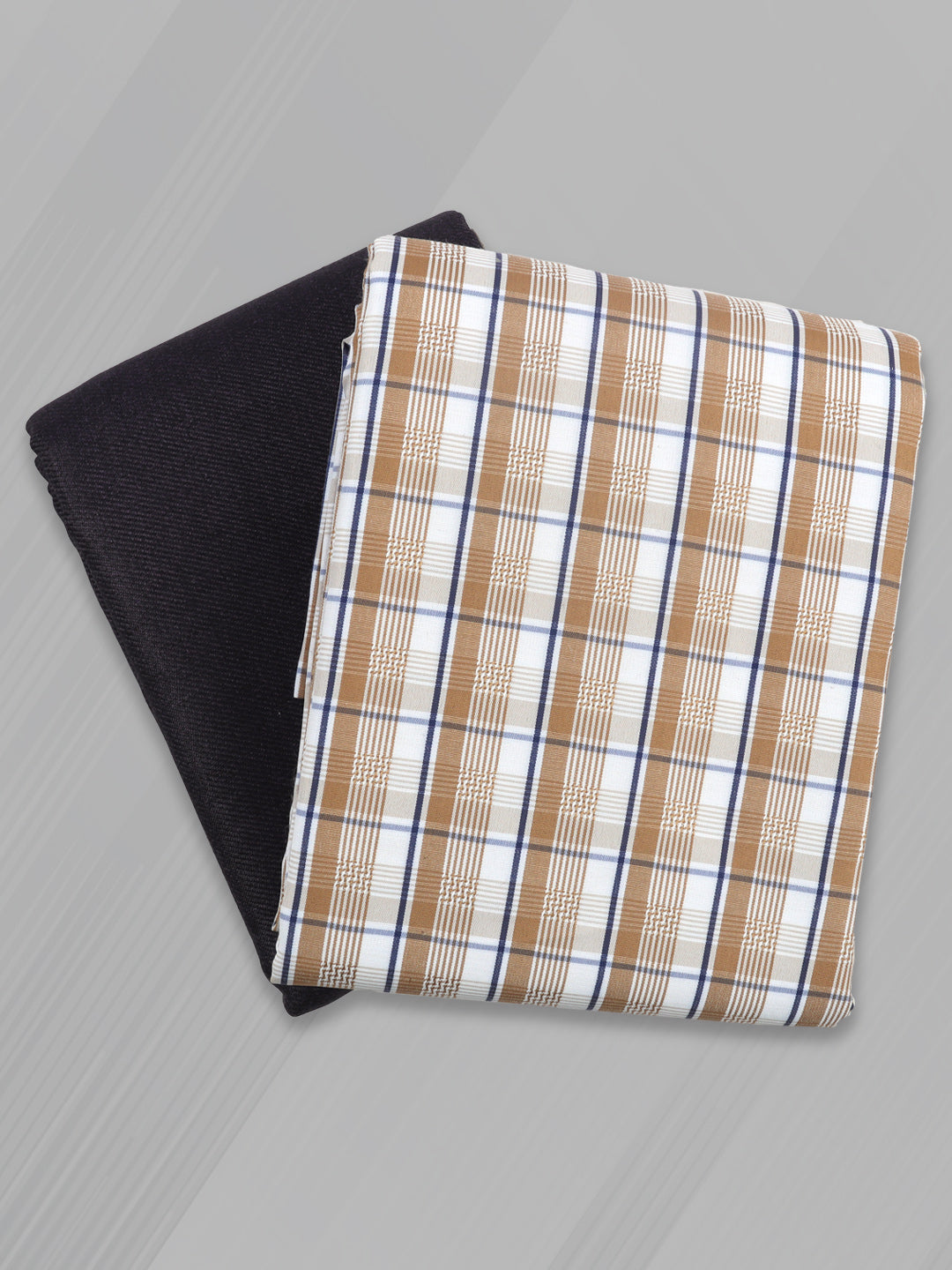Cotton Blend Checked Shirting & Suiting Gift Box ME276