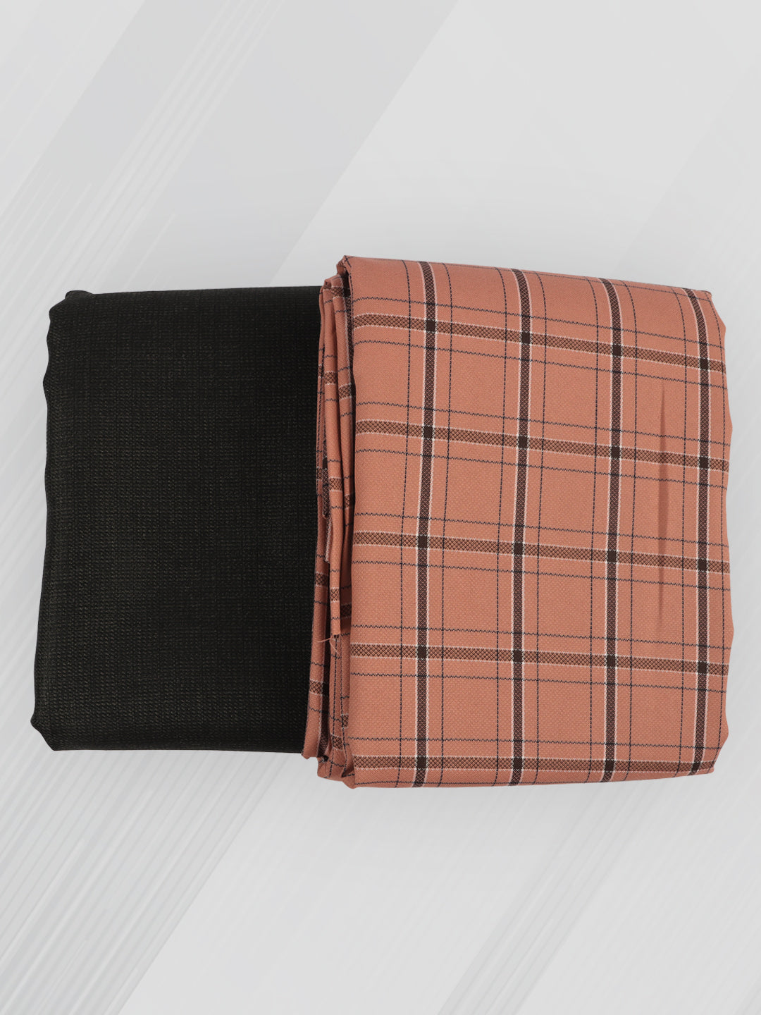 Men Cotton Blend Checked Shirting & Suiting Gift Box ME211