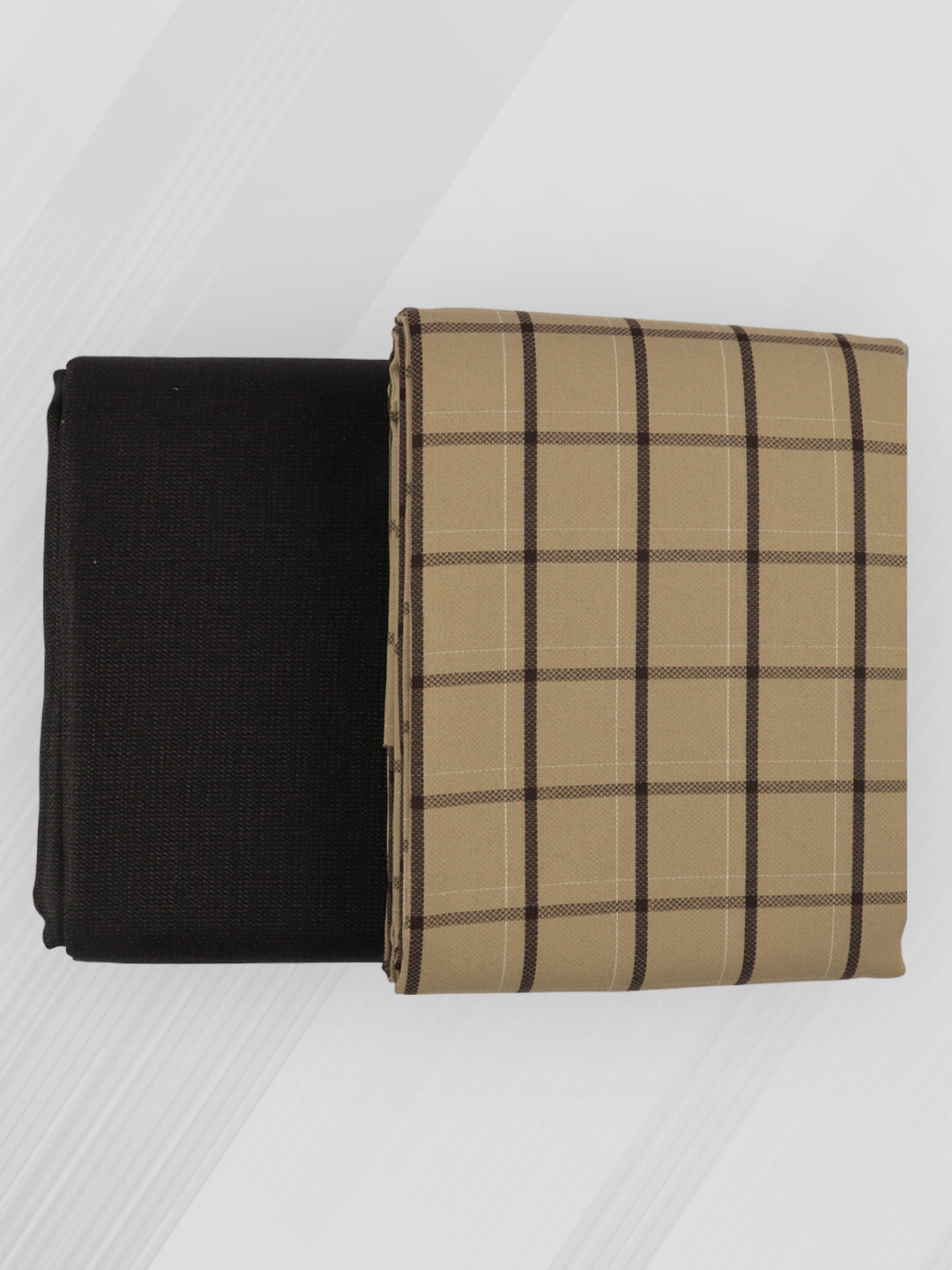 Men Cotton Blend Checked Shirting & Suiting Gift Box ME212