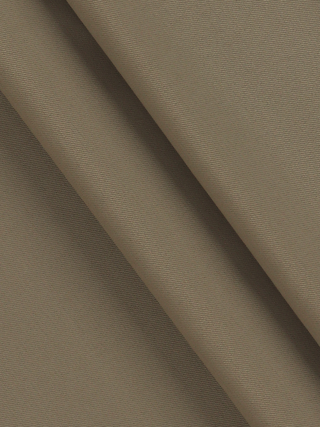 Poly Viscose Brown Plain Suiting Fabric Week Days