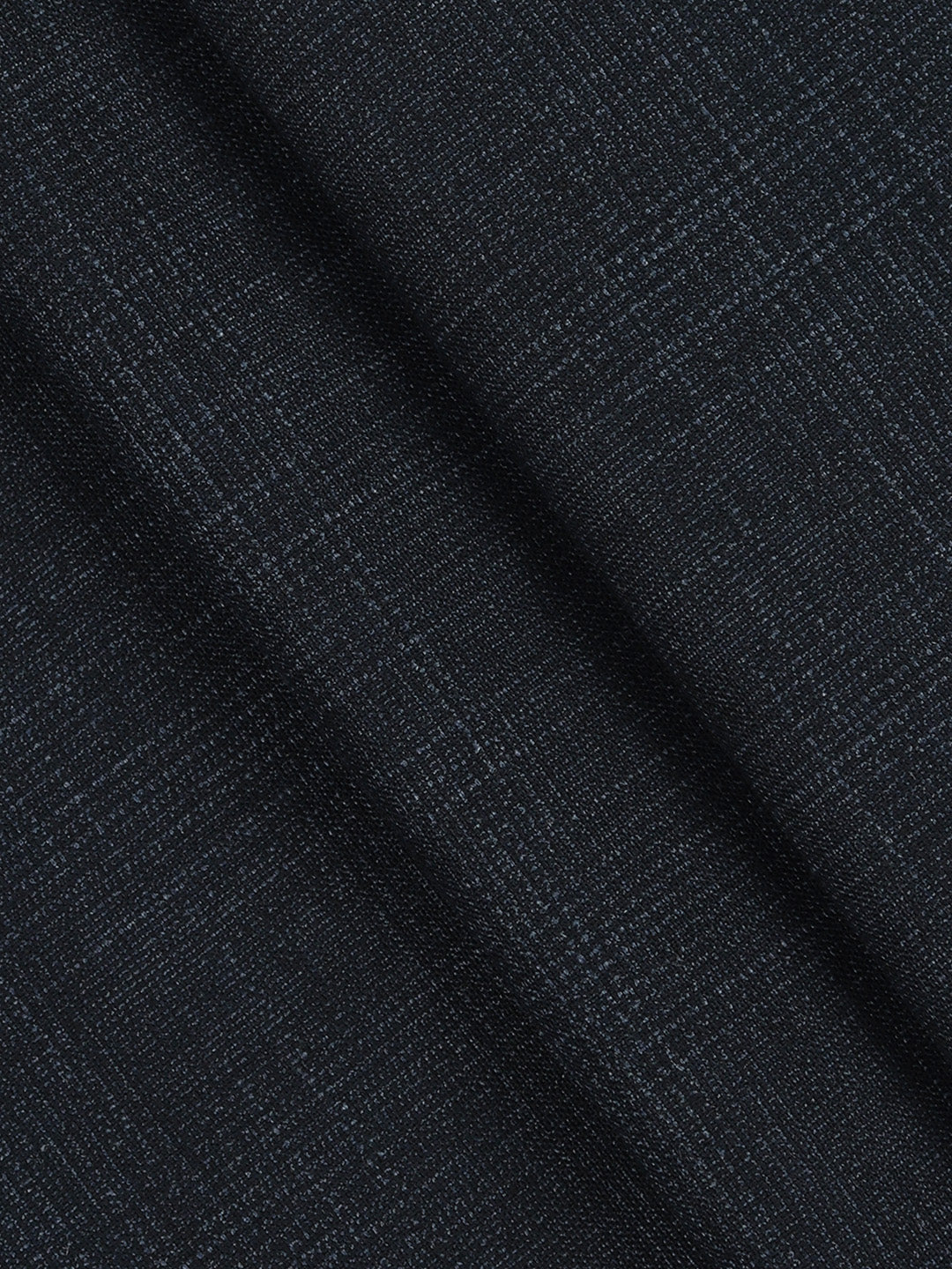 Premium Poly Viscose Blend Self Design Stretch Suiting Fabric Blue Delicious