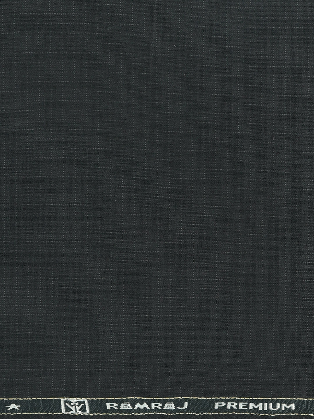 Poly Viscose Stretch Black Checked Suiting Fabric Enable