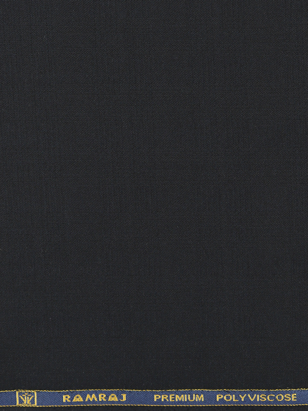 Poly Viscose Stretch Navy Blue Checked Suiting Fabric Enable