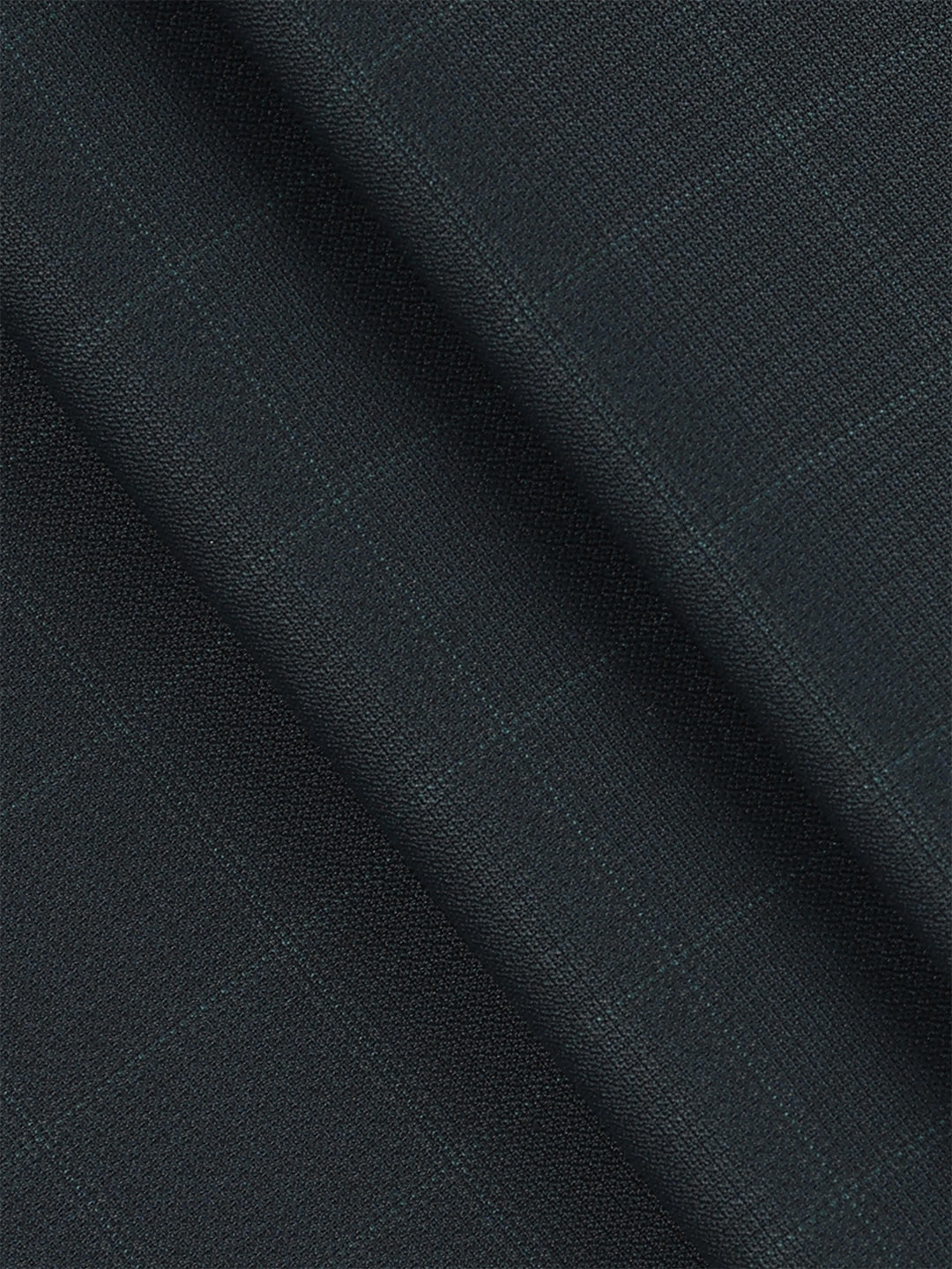 Poly-Viscose Blue Checked Pants Fabric Happy Days