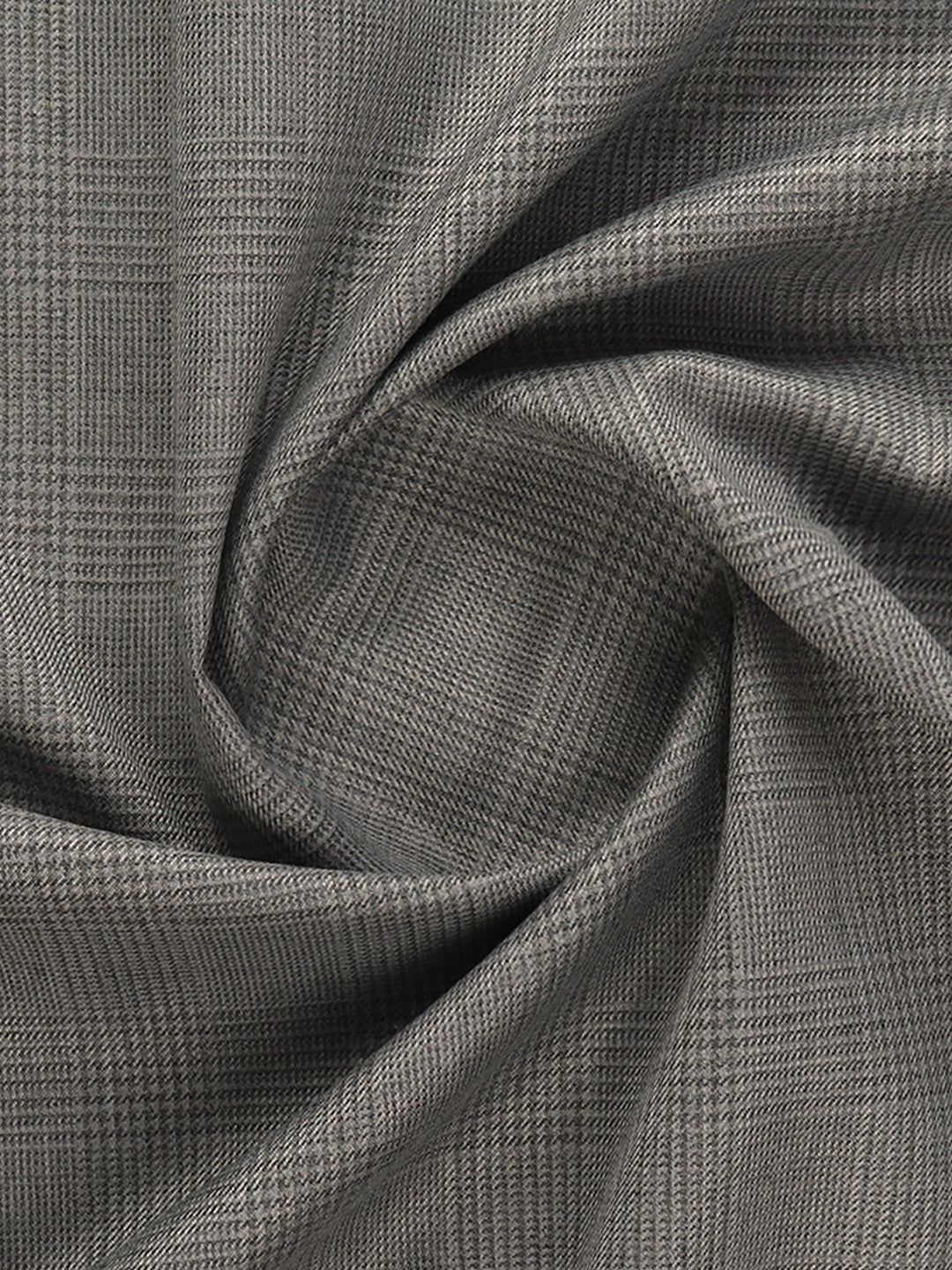 Premium Australian Merino Wool Blended Self Design Grey Suiting Fabric Mark Wool