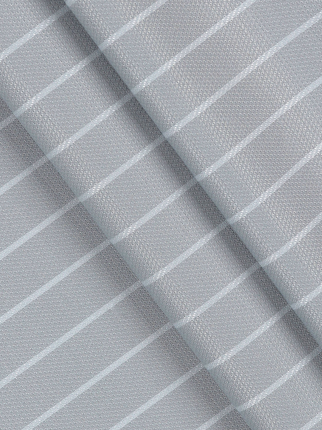 Men Cotton Rich Striped Shirt Fabric Grey High Style