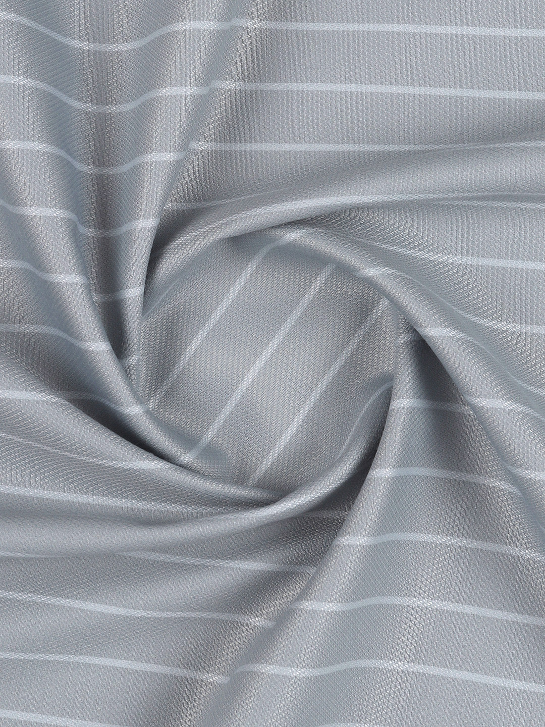 Men Cotton Rich Striped Shirt Fabric Grey High Style