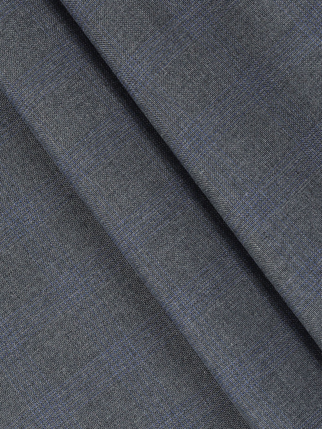 Poly Viscose Dark Grey Plain Suiting Fabric Honey Day