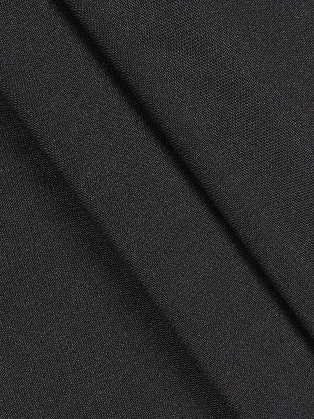 Poly Viscose Navy Blue Plain Suiting Fabric Honey Day