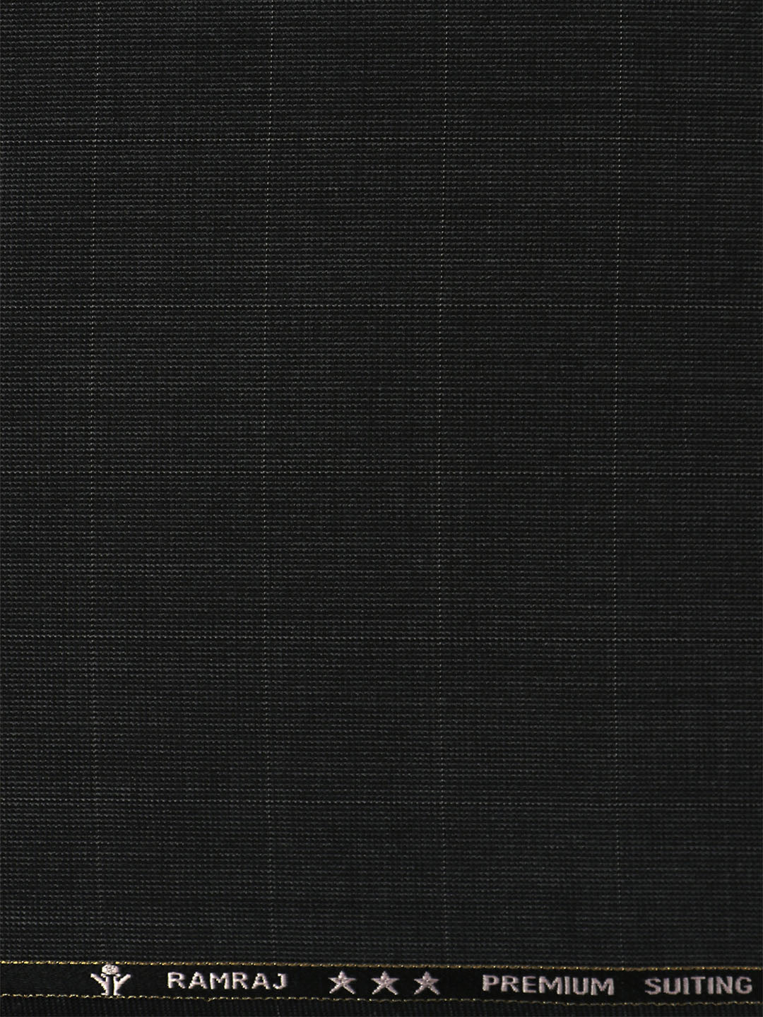 Premium Australian Merino Wool Blended Checked Pants Fabric Grey Mark Wool-Zoom alternative view