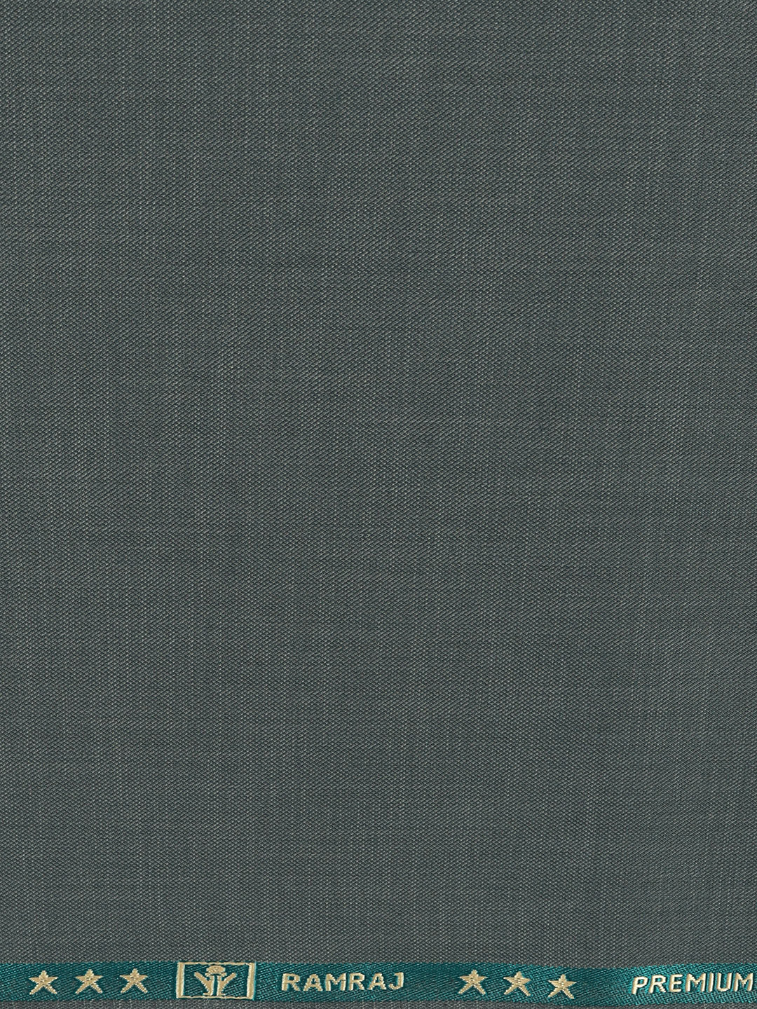 Poly Viscose Stretch Teal Plain Suiting Fabric Miracle