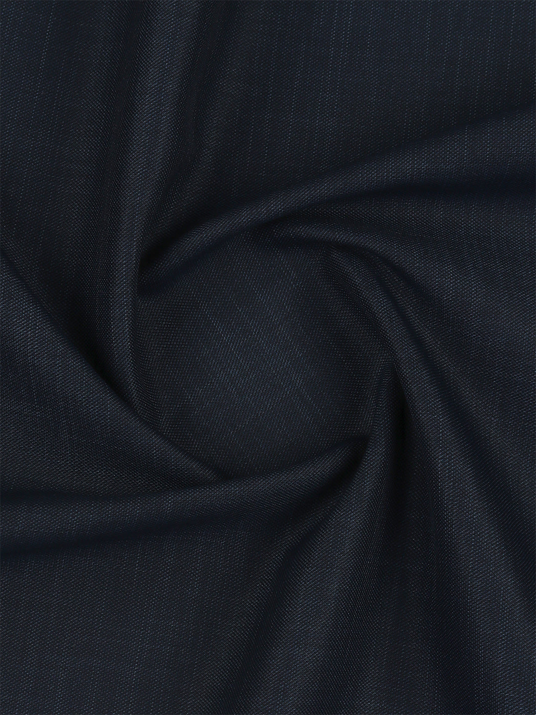 Poly Viscose Stretch Dark Blue Plain Suiting Fabric Miracle