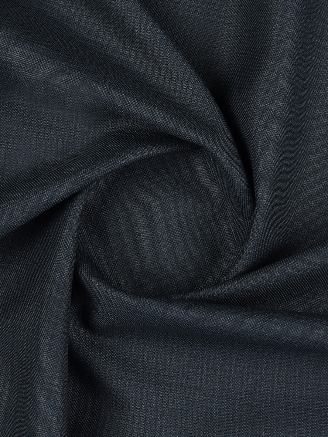 Poly Viscose Dark Blue Self Design Pants Fabric Fun Days