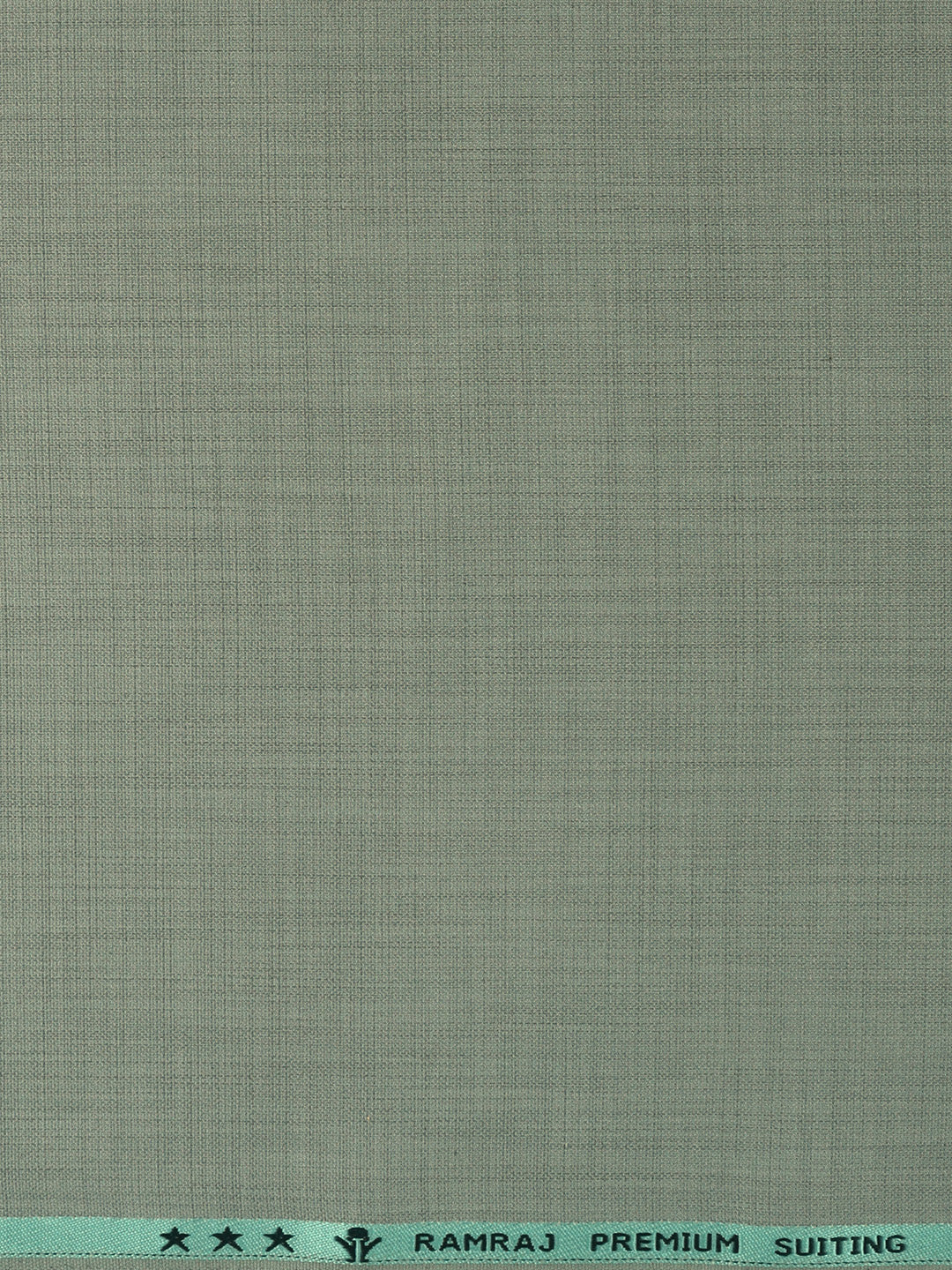 Poly Viscose Green Plain Pants Fabric Golden Days
