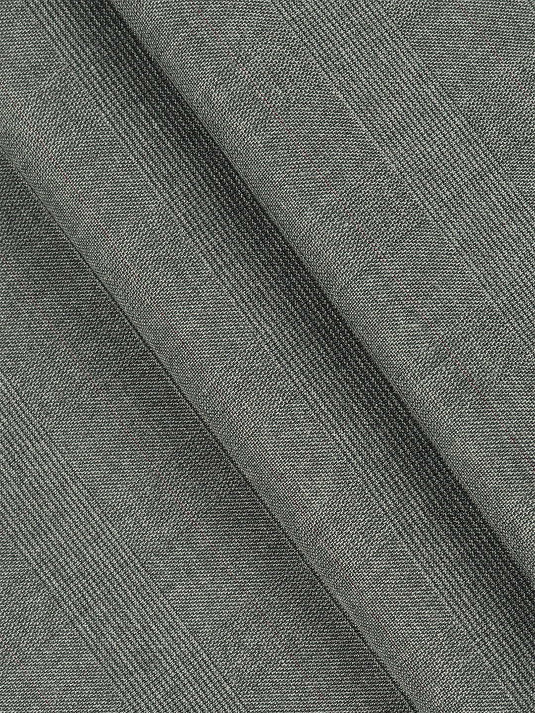 Poly Viscose Blend Self Design Stretch Suiting Fabric Grey Enable