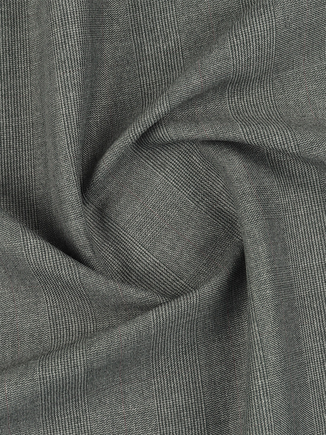 Poly Viscose Blend Self Design Stretch Suiting Fabric Grey Enable