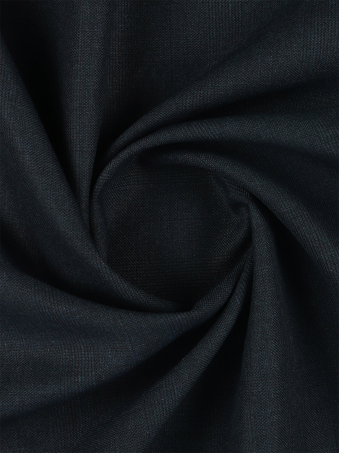Poly Viscose Blend Self Design Stretch Suiting Fabric Dark Blue Enable