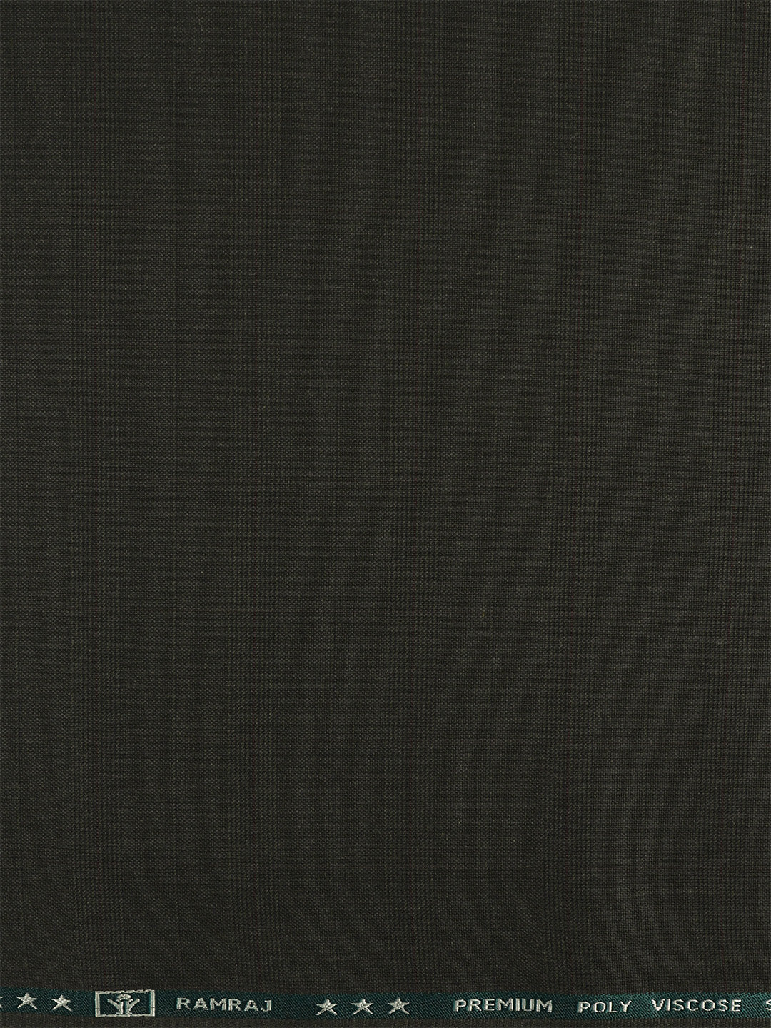 Poly Viscose Blend Self Design Stretch Suiting Fabric Green Enable