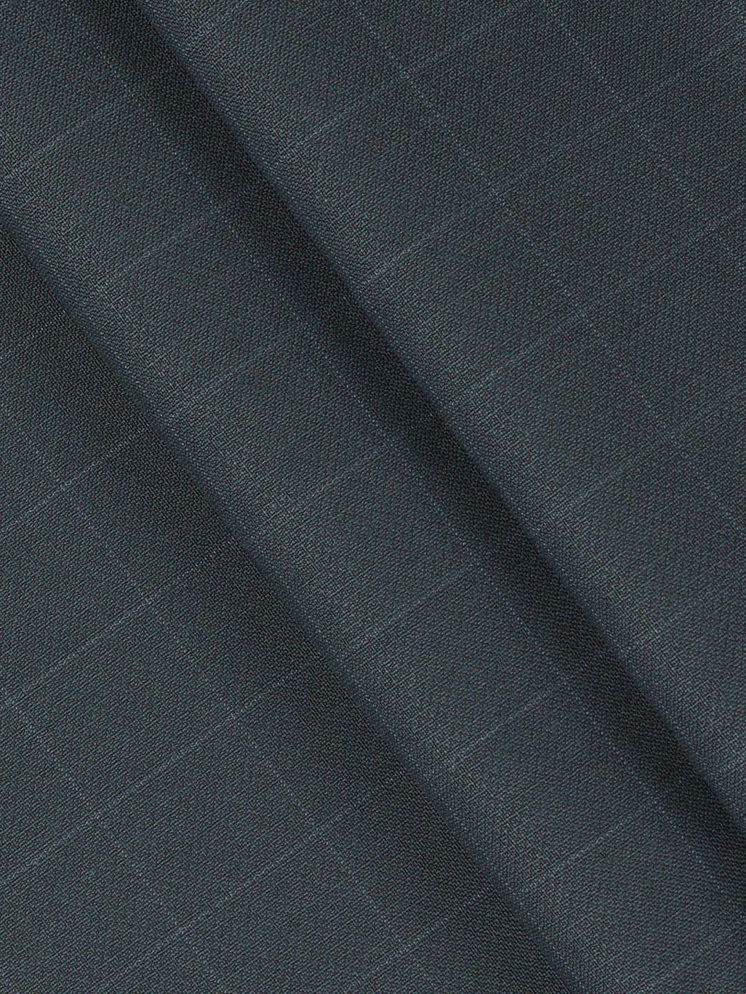 Poly Viscose Checked Suiting Fabric Blue Week Days