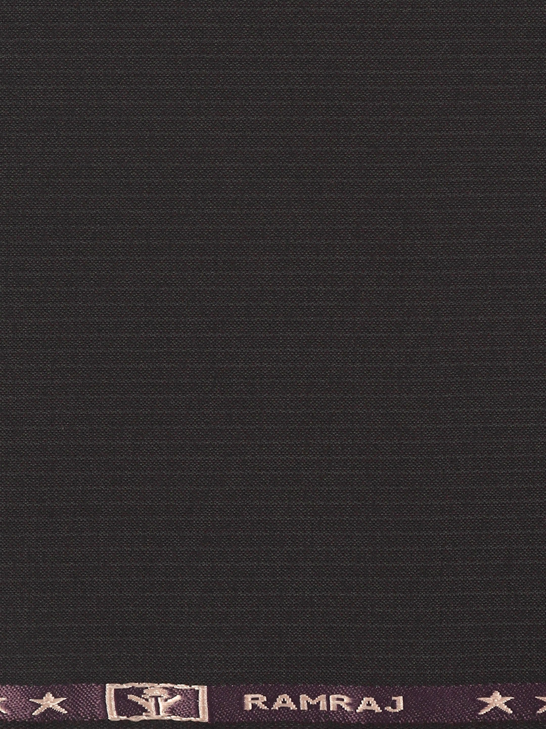 Poly Viscose Dark Purple Striped Suiting Fabric Week Days