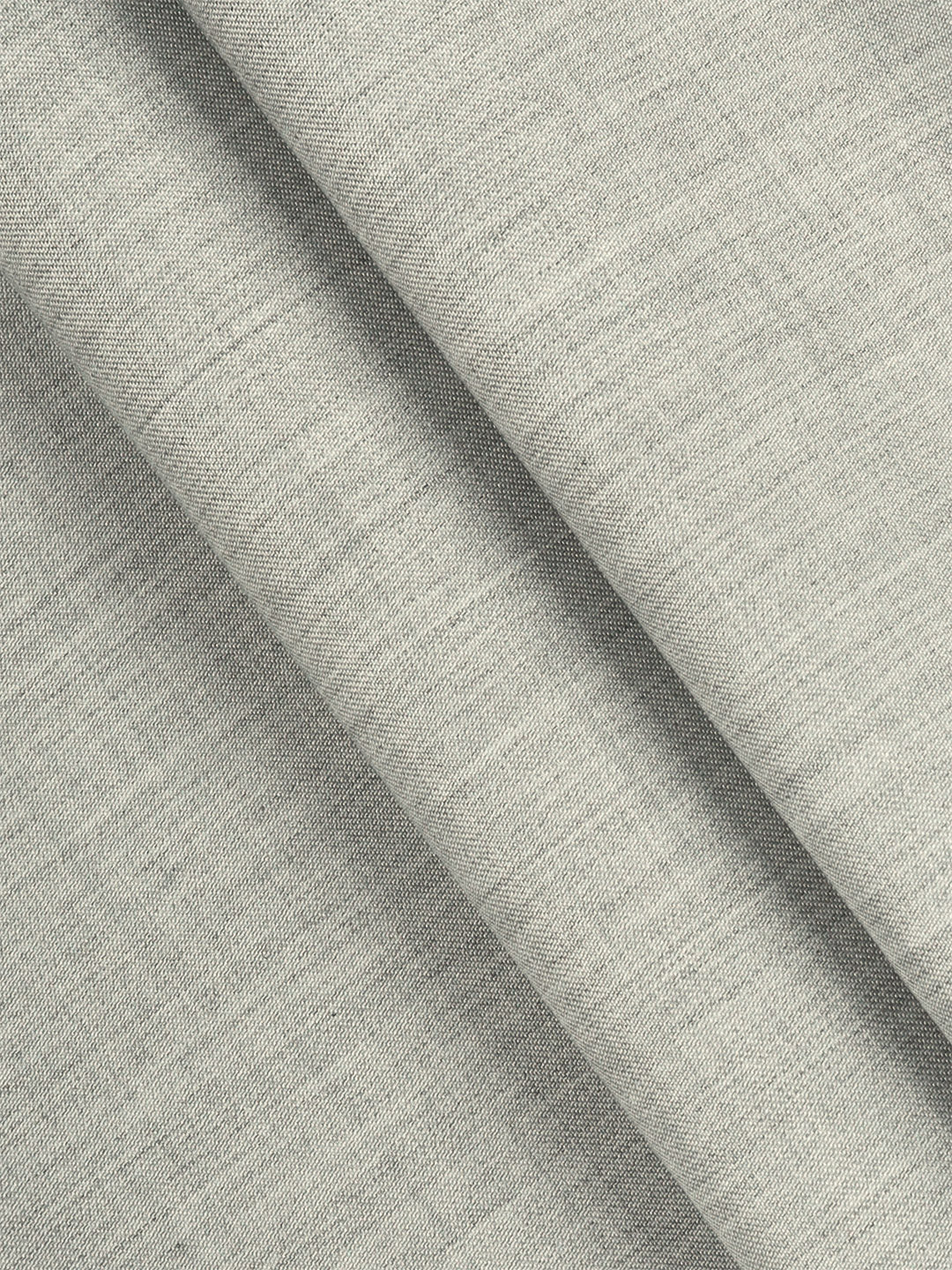 Poly Viscose Plain Suiting Fabric Grey Golden Days