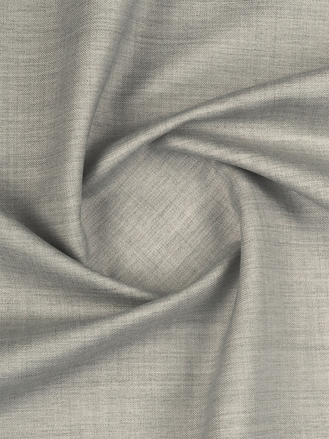 Poly Viscose Plain Suiting Fabric Grey Golden Days