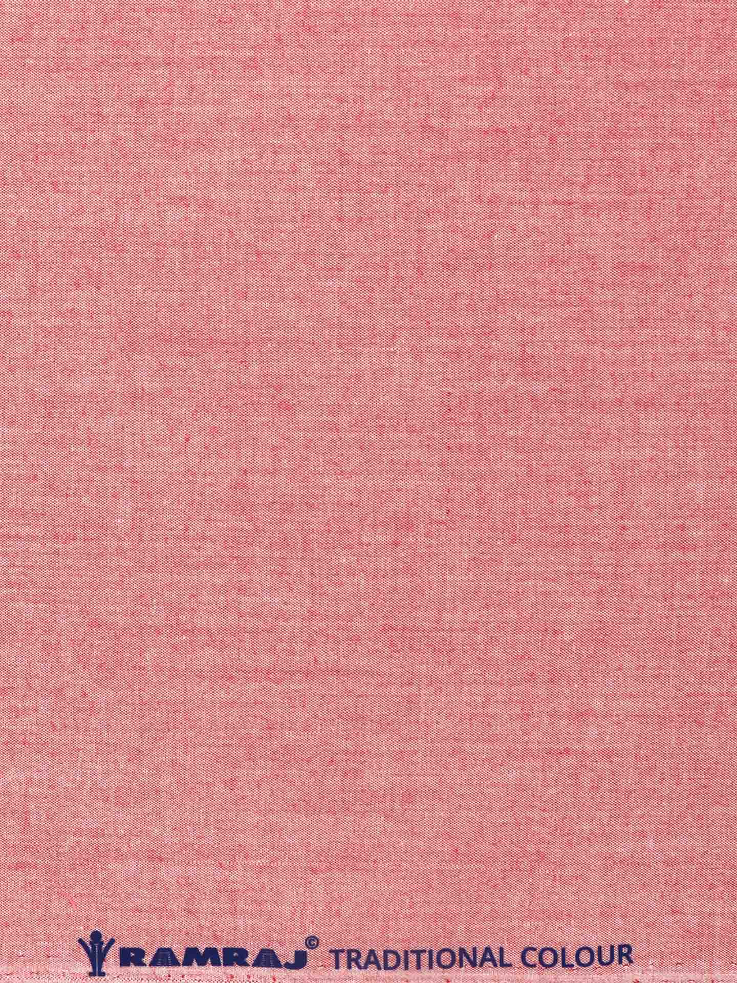 Cotton Colour Plain Pink Shirting Fabric High Style-Zoom view