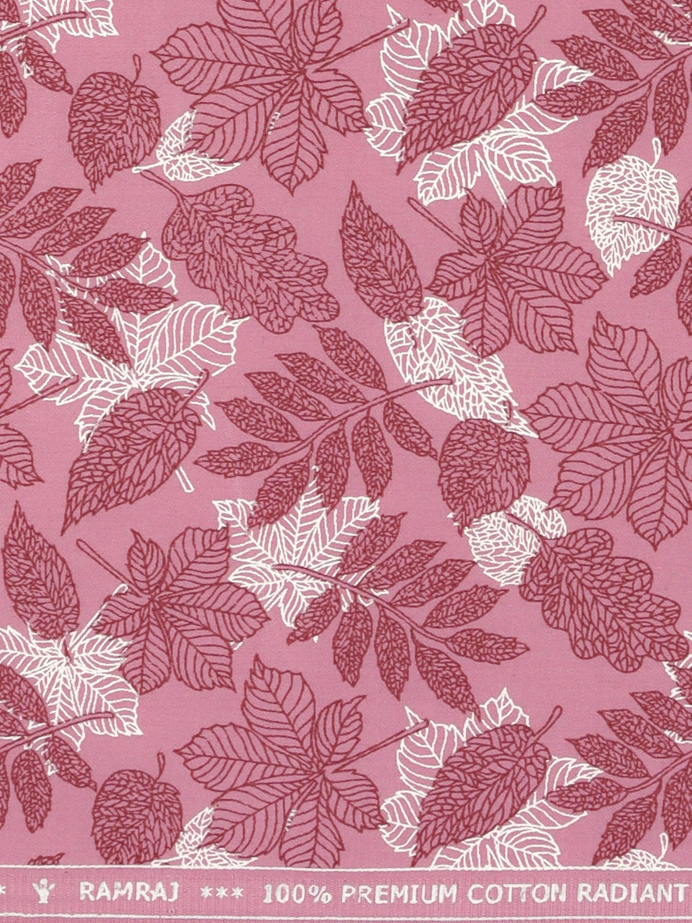 100% Cotton Pink Printed Shirt Fabric Oslo