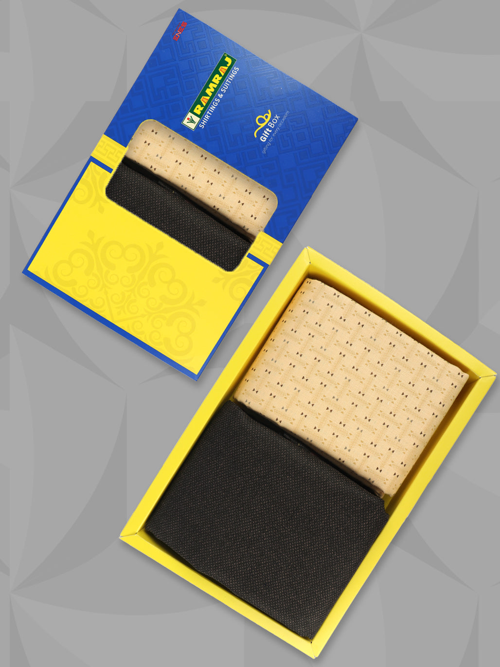 Cotton Blend Printed Shirting & Suiting Gift Box ME238