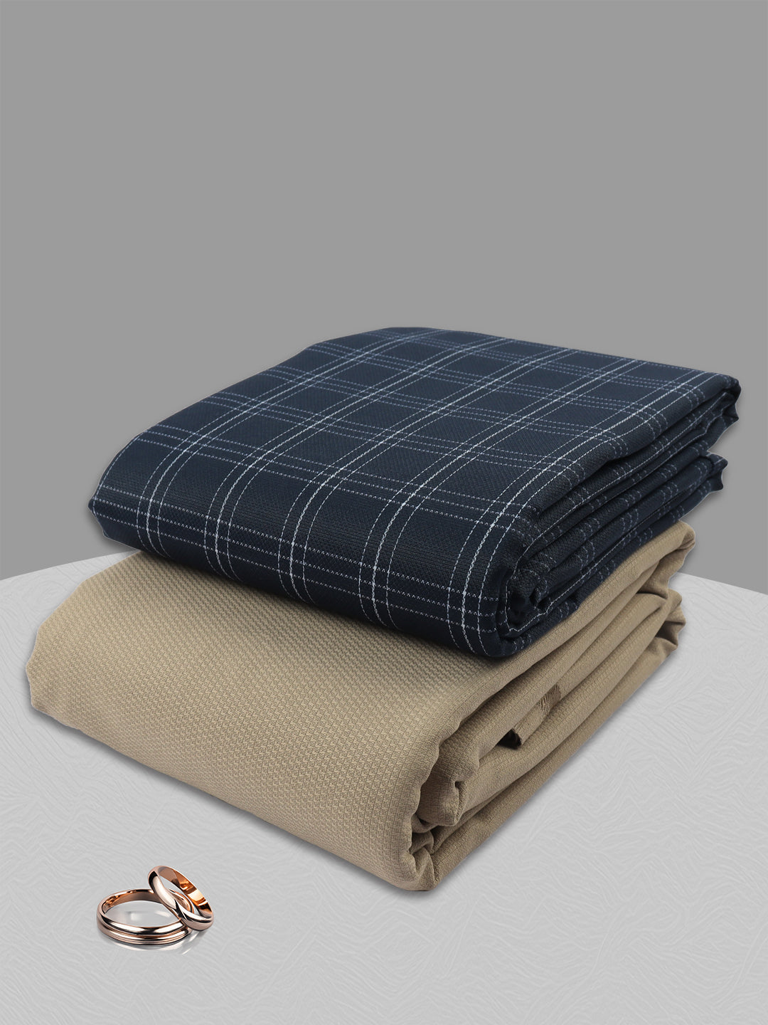Cotton Blend Checked Shirting & Suiting Gift Box ME253
