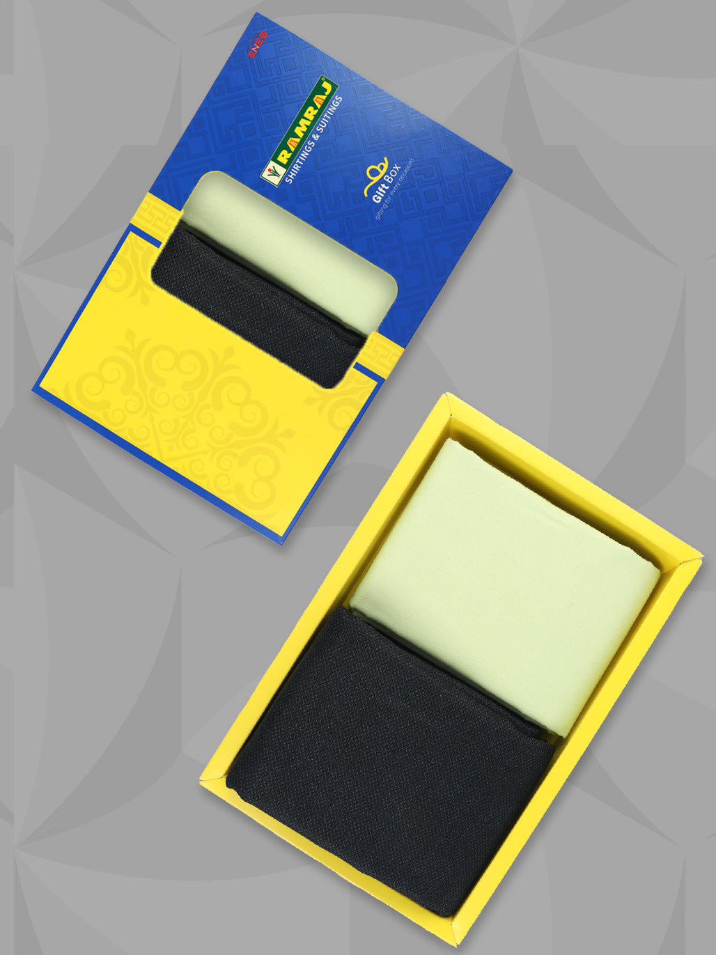 Cotton Blend Plain Shirting & Suiting Gift Box ME228