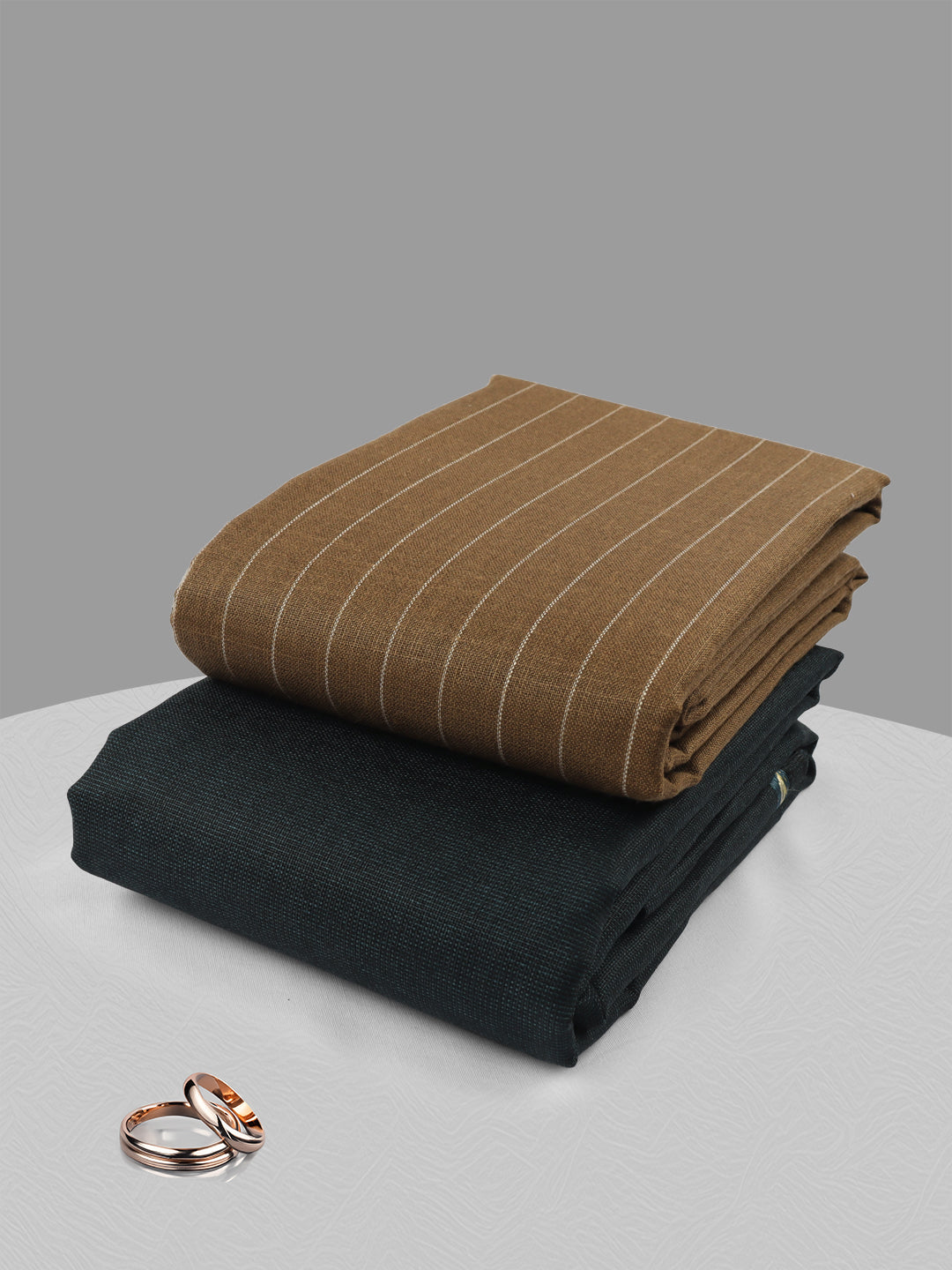Cotton Blend Striped Shirting & Suiting Gift Box ME261