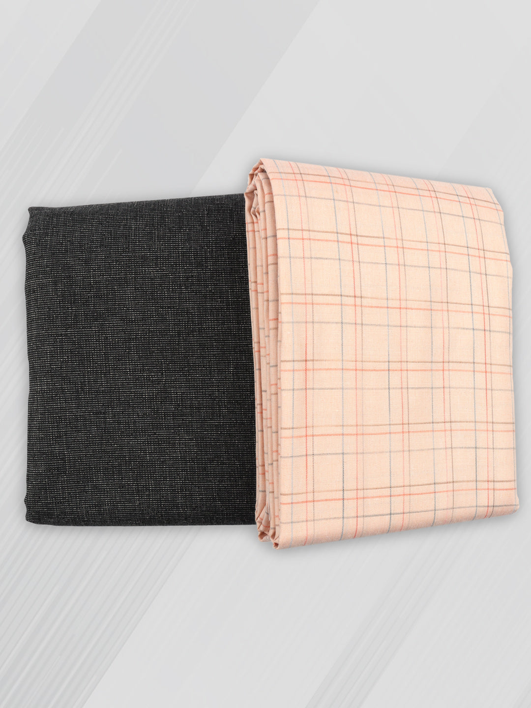 Cotton Blend Checked Shirting & Suiting Gift Box ME257
