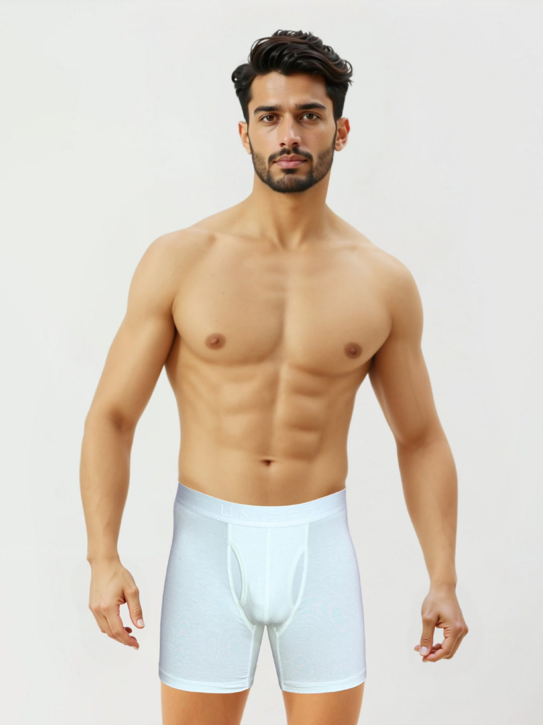 Men TENCEL™ Air Modal Fiber White Boxer Brief