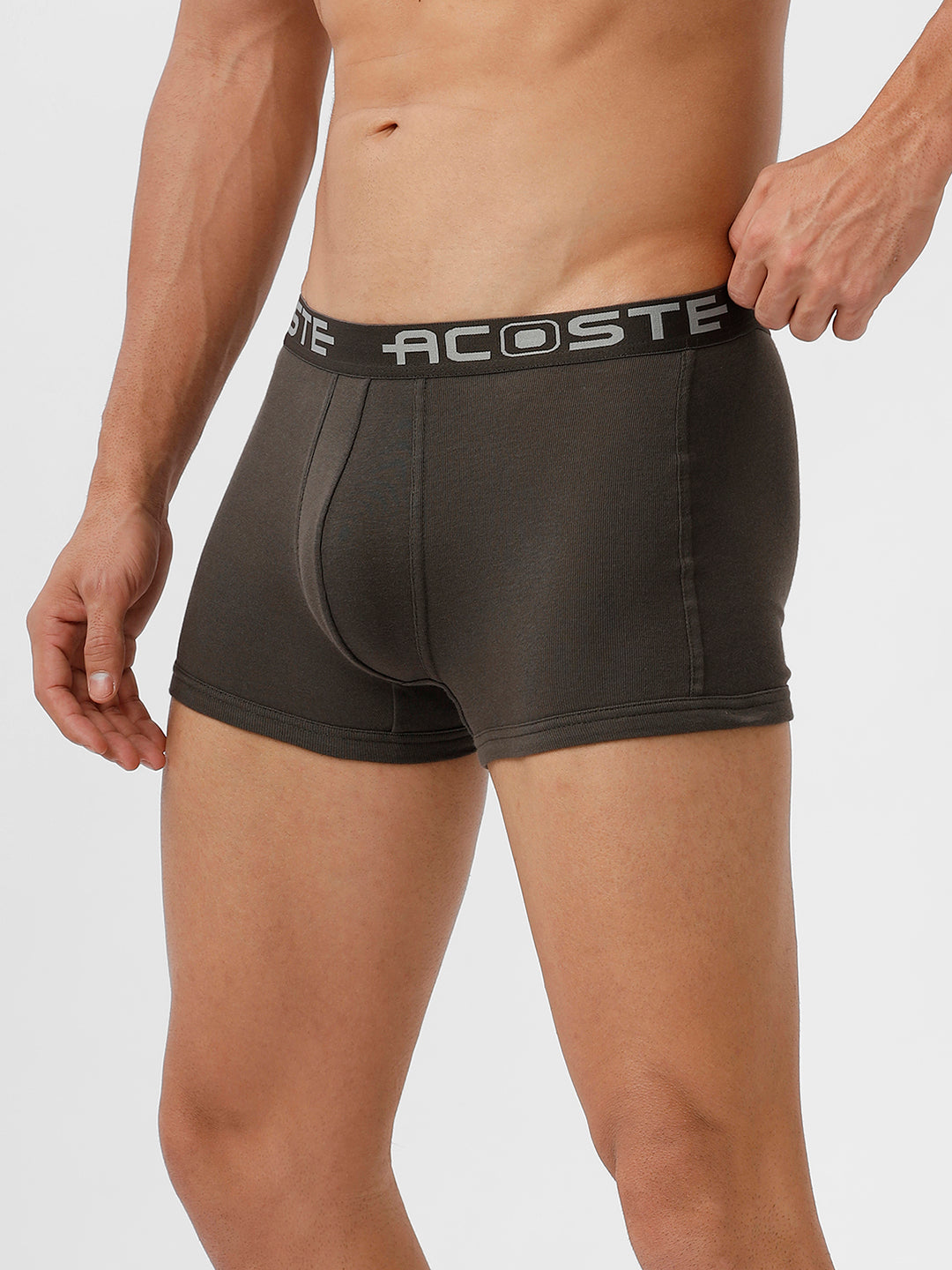 Men 100% Combed Cotton Assorted Colour OE Without Pocket Trunk Acoste 1014 (Pack of 2)