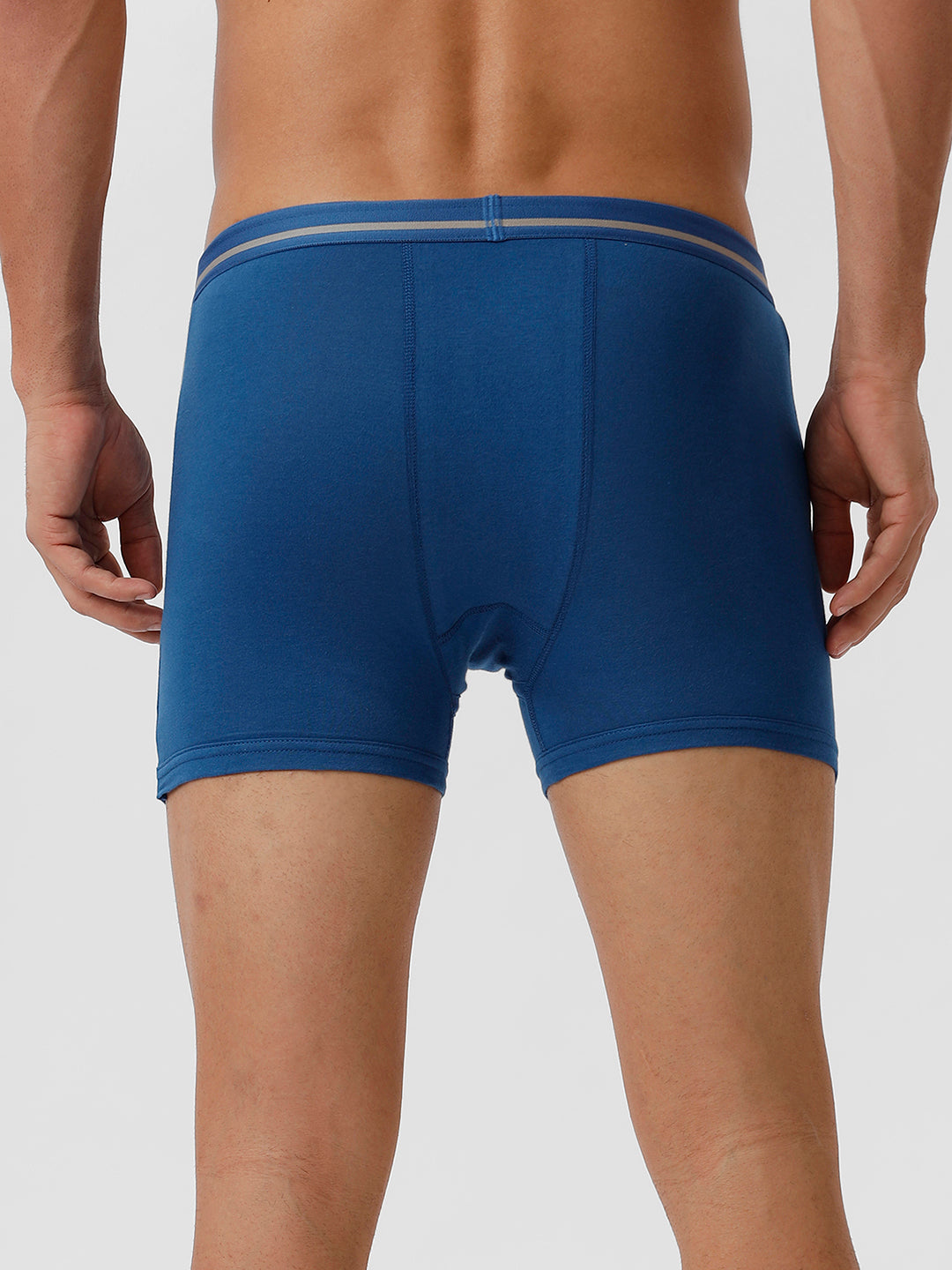 Men Assorted Colour Without Pocket Trunk Softex Pack of 2
