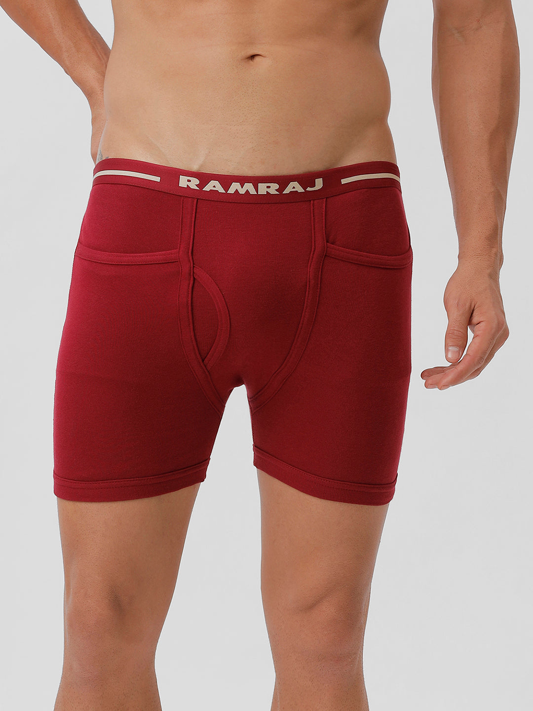 Men 100% Combed Cotton Assorted Colour OE Pocket Trunk Plus size Arrow (Pack of 2)