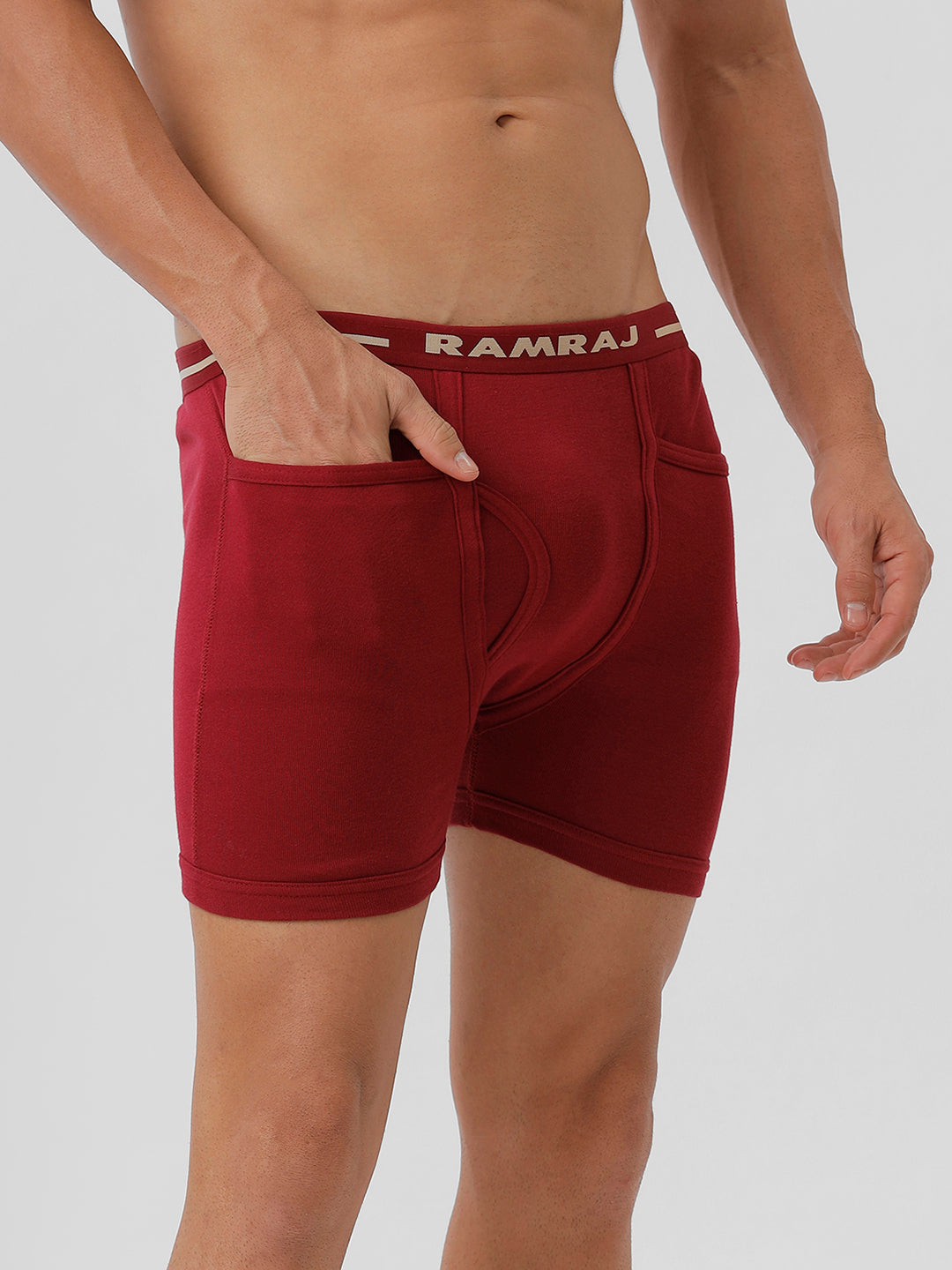 Men 100% Combed Cotton Assorted Colour OE Pocket Trunk Plus size Arrow (Pack of 2)