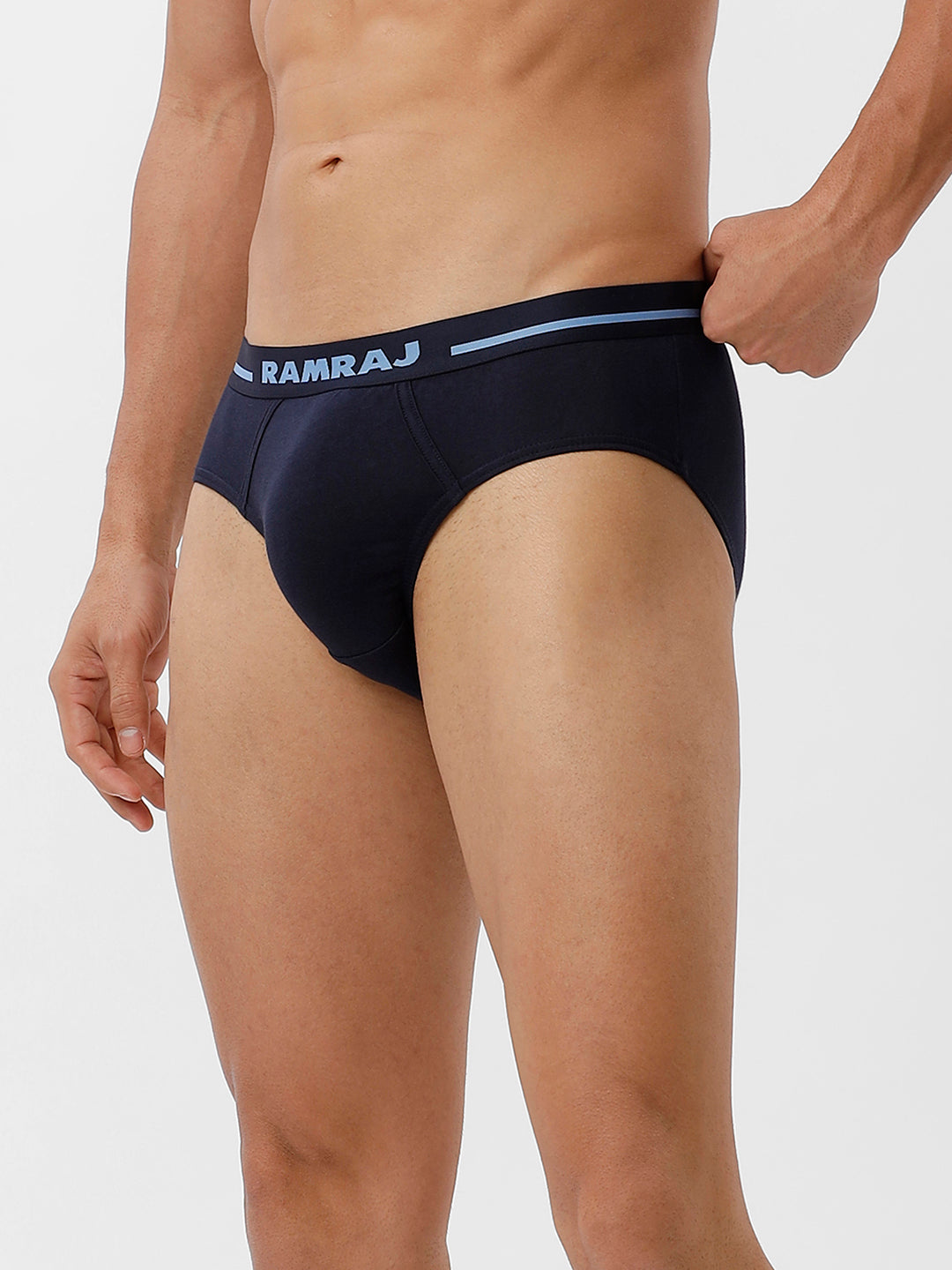 Men Briefs Suriya Outer Elastic Navy Pack of 2