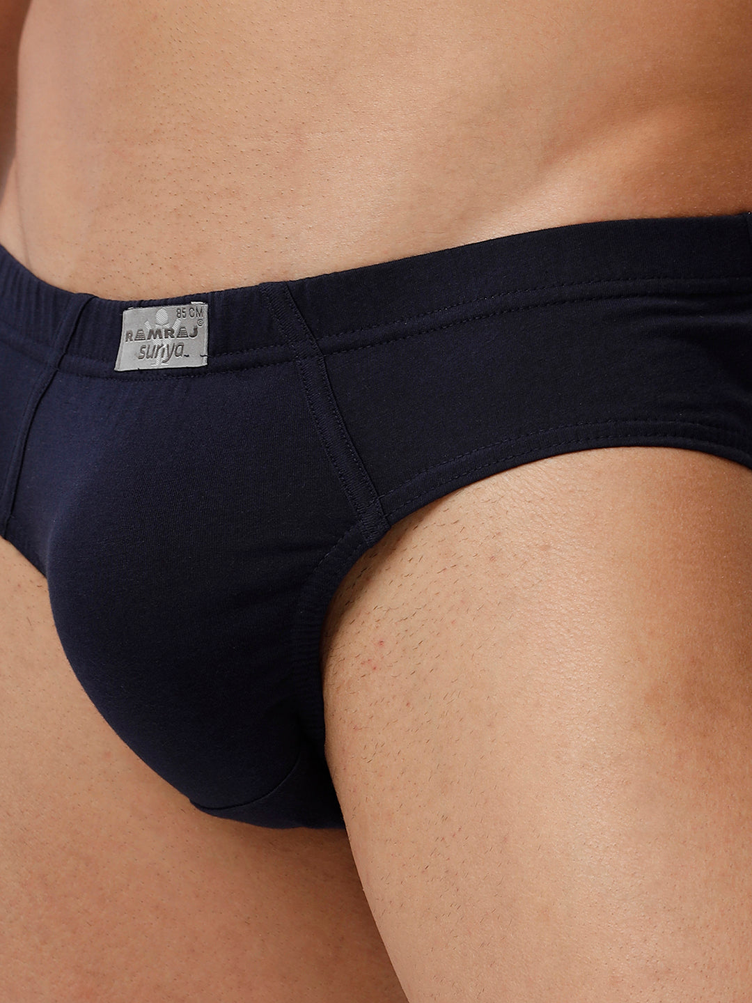Men Briefs Inner Elastic 2 Pcs Combo Navy and Cherry Suriya