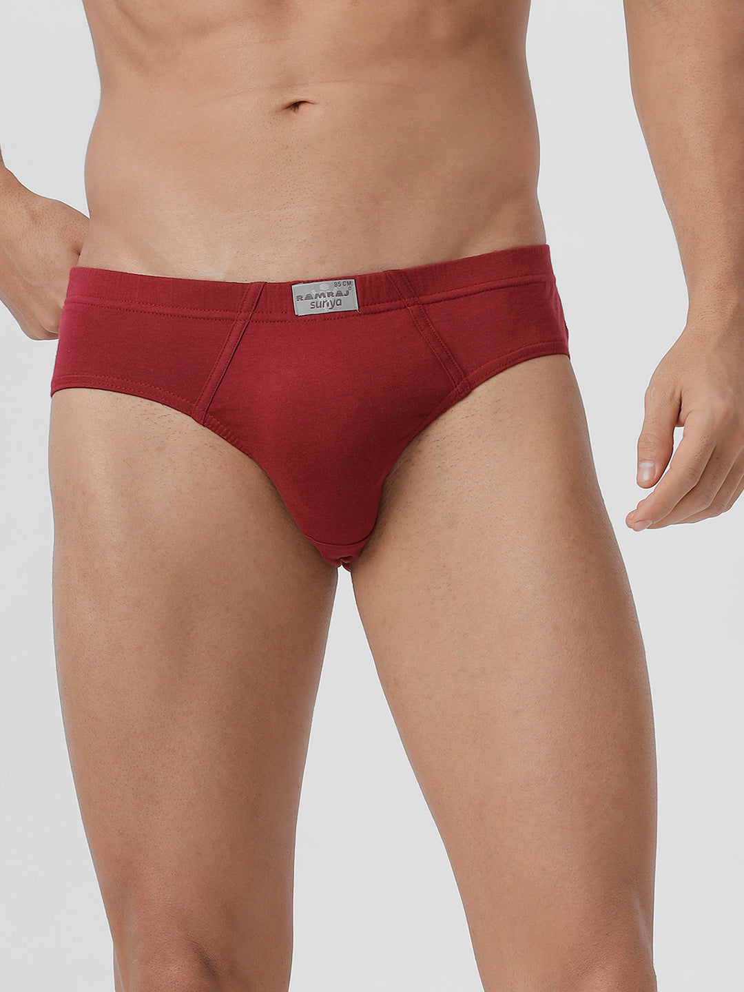 Men Briefs Suriya Inner Elastic Cherry Pack of 2