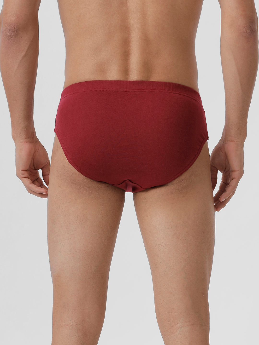 Men Briefs Inner Elastic 2 Pcs Combo Navy and Cherry Suriya
