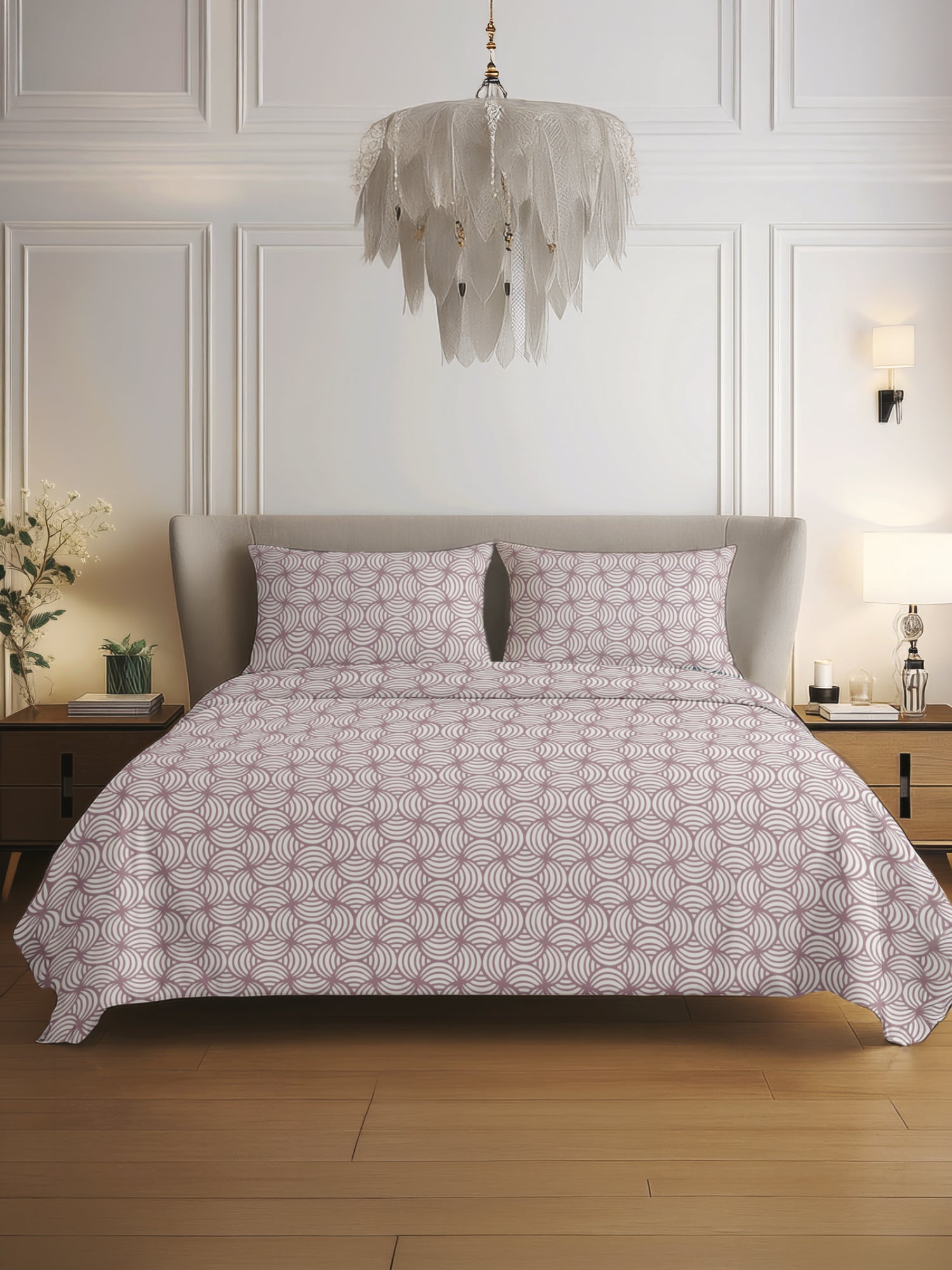 King Size Premium Cotton Bed Sheet & 2 Pillow Cover Set BPP01