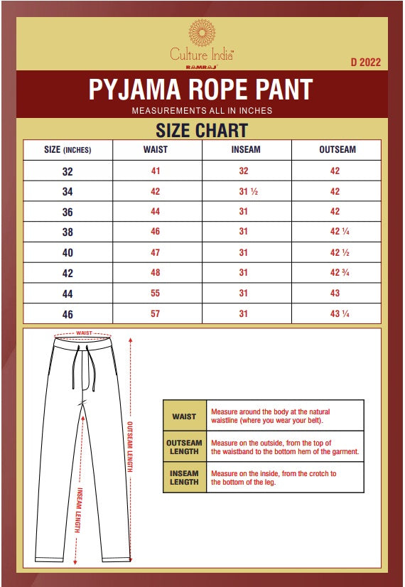 Men Cotton White Pyjama Pant