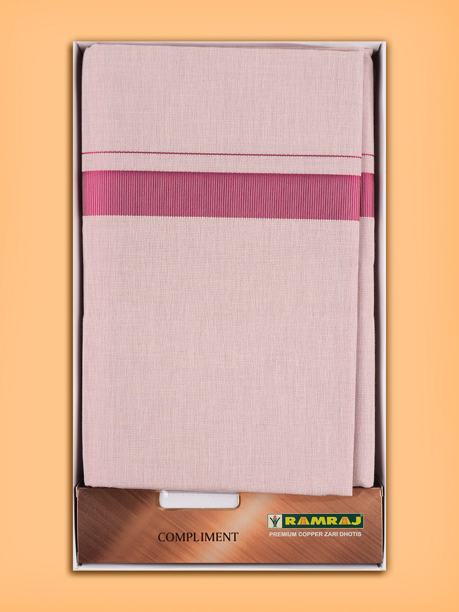 Men Tissue Rose Dhoti & Shirting Set Celebrity Set
